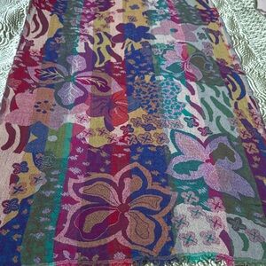 Colorful Floral Scarf